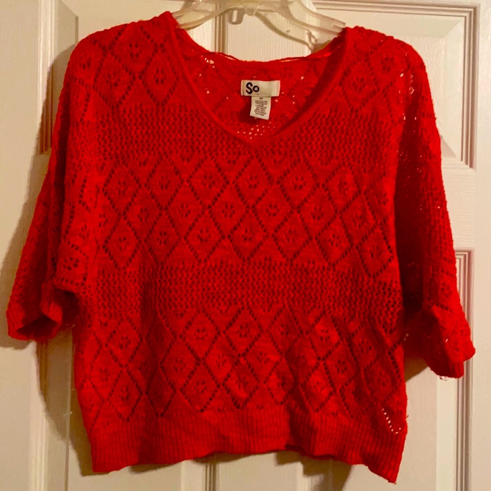 Orange sweater